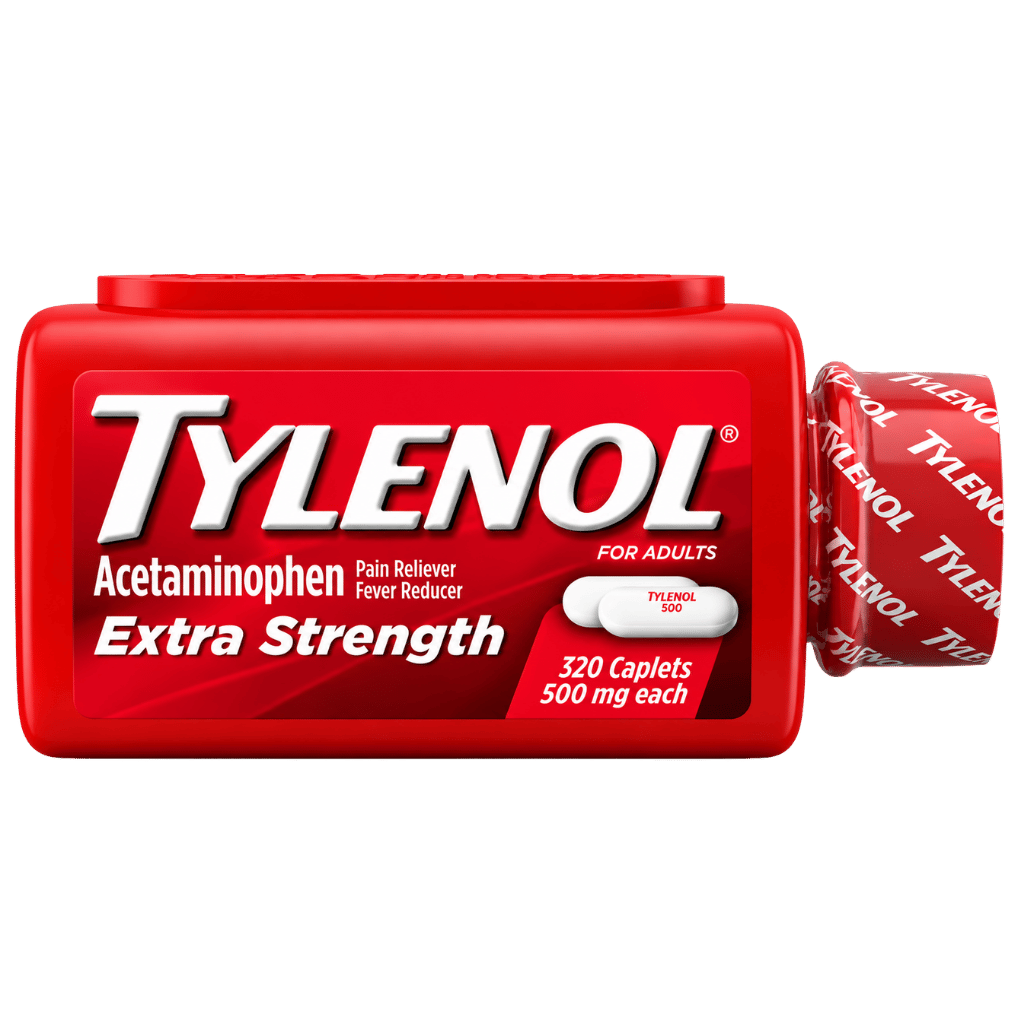 Tylenol Extra Strength Acetaminophen 500 mg 320 Caplets buy online USA - 1
